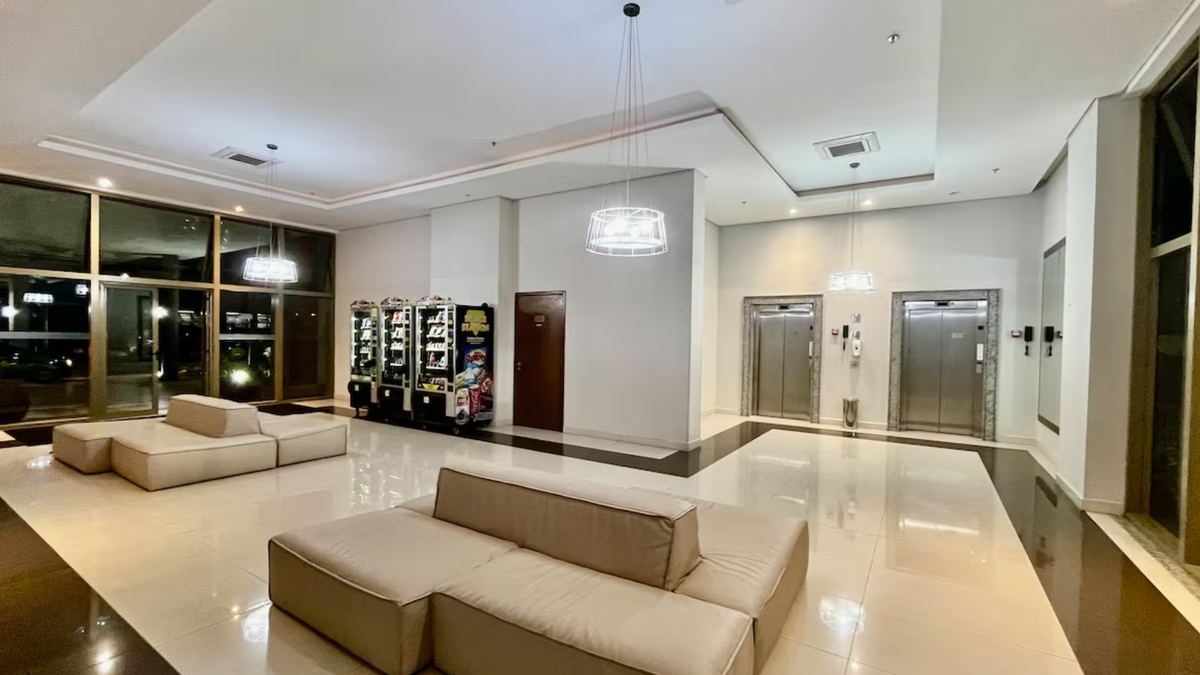 Hall de espera do condomínio